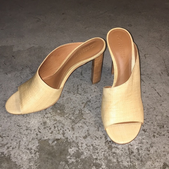 Mercedes Castillo Paulina Raffia Mule Sandal Shoes - Picture 3 of 8